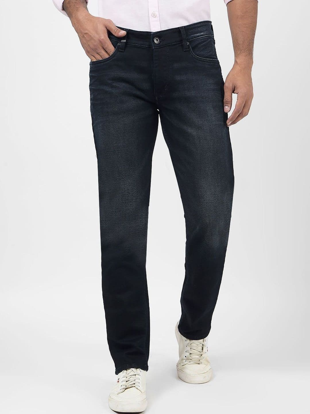 Numero Uno Men Skinny Fit Low-Rise Light Fade Stretchable Jeans - view 1