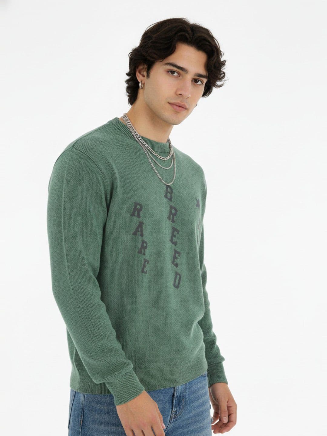 glitchez Typography Printed Pullover - view 1