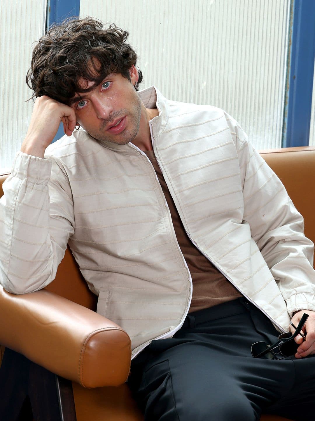 CAHOOT Striped Lightweight Jacket - view 1