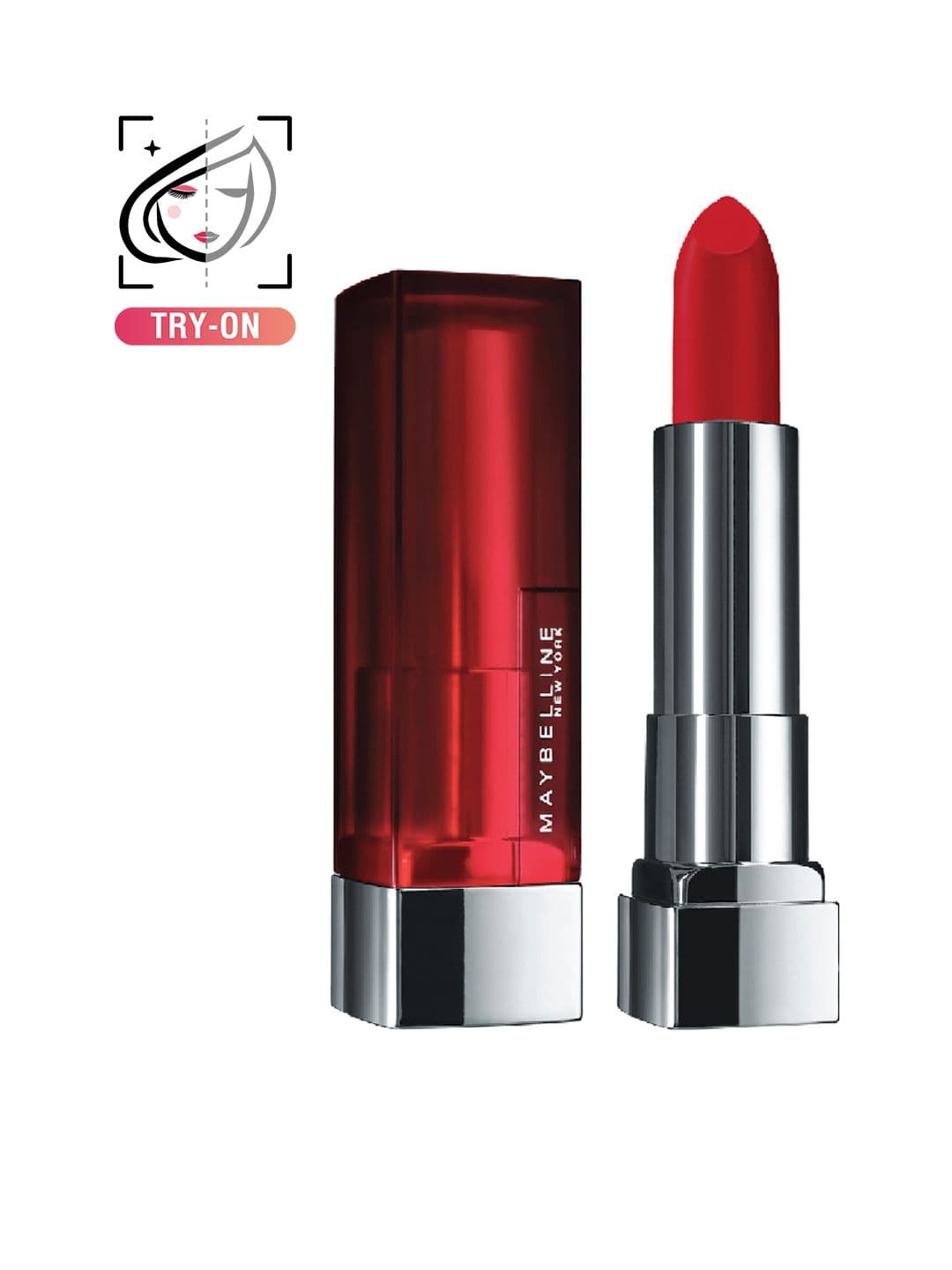 Maybelline New York Creamy Matte Color Sensational Lipstick - Red Liberation 640 3.9gm - view 1