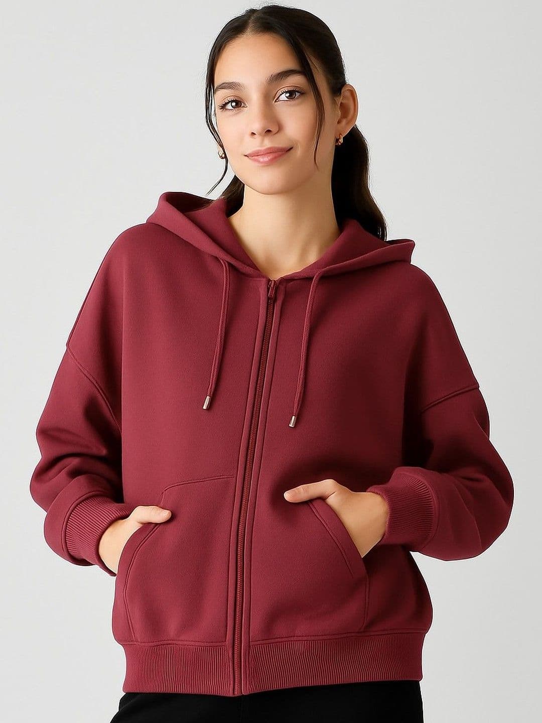 ADBUCKS Women Hooded Sweatshirt - view 1