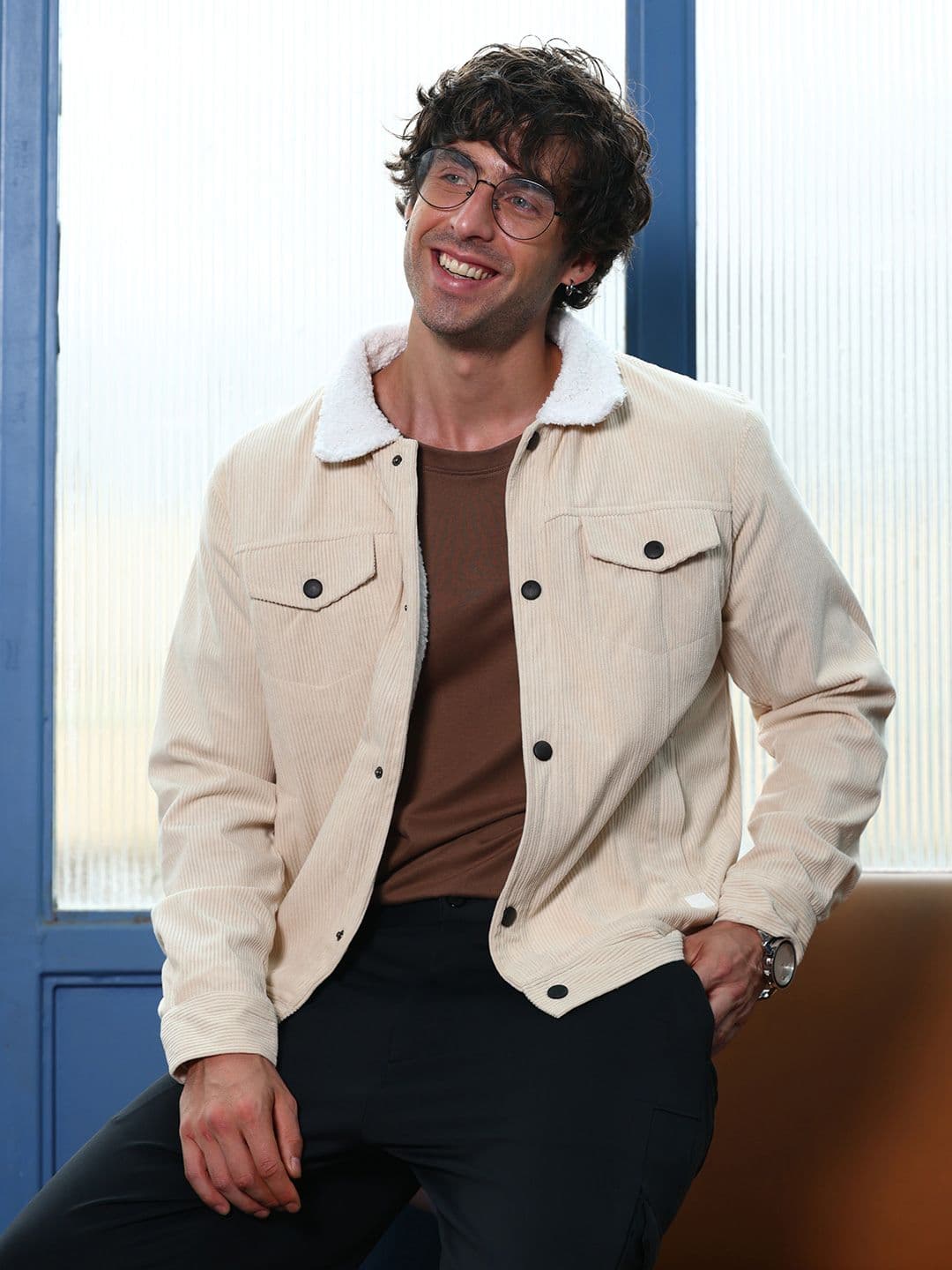 CAHOOT Men Corduroy Lightweight Jacket - view 1