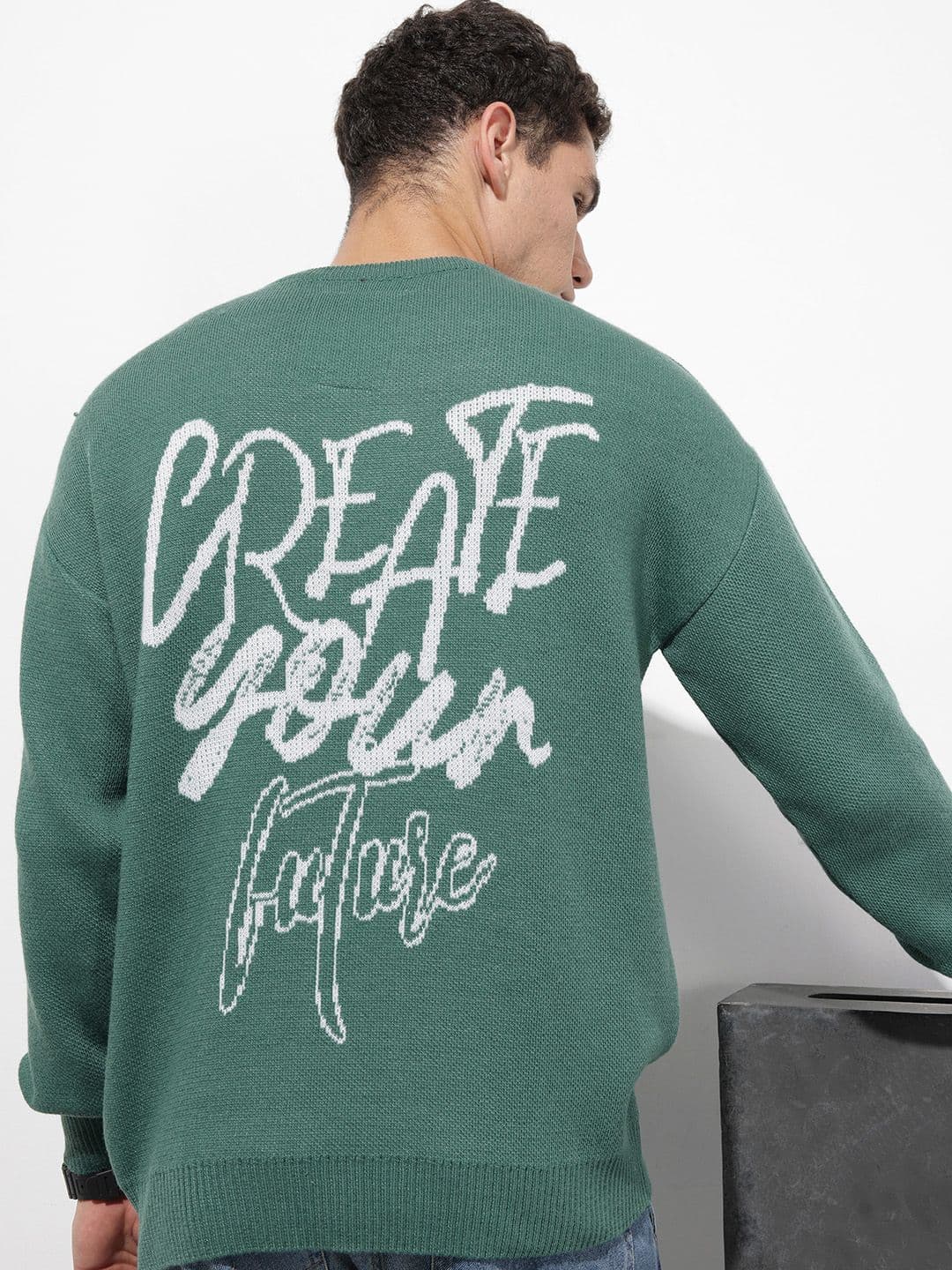 The Roadster Life Co. Typography Self Design Pullover - view 1