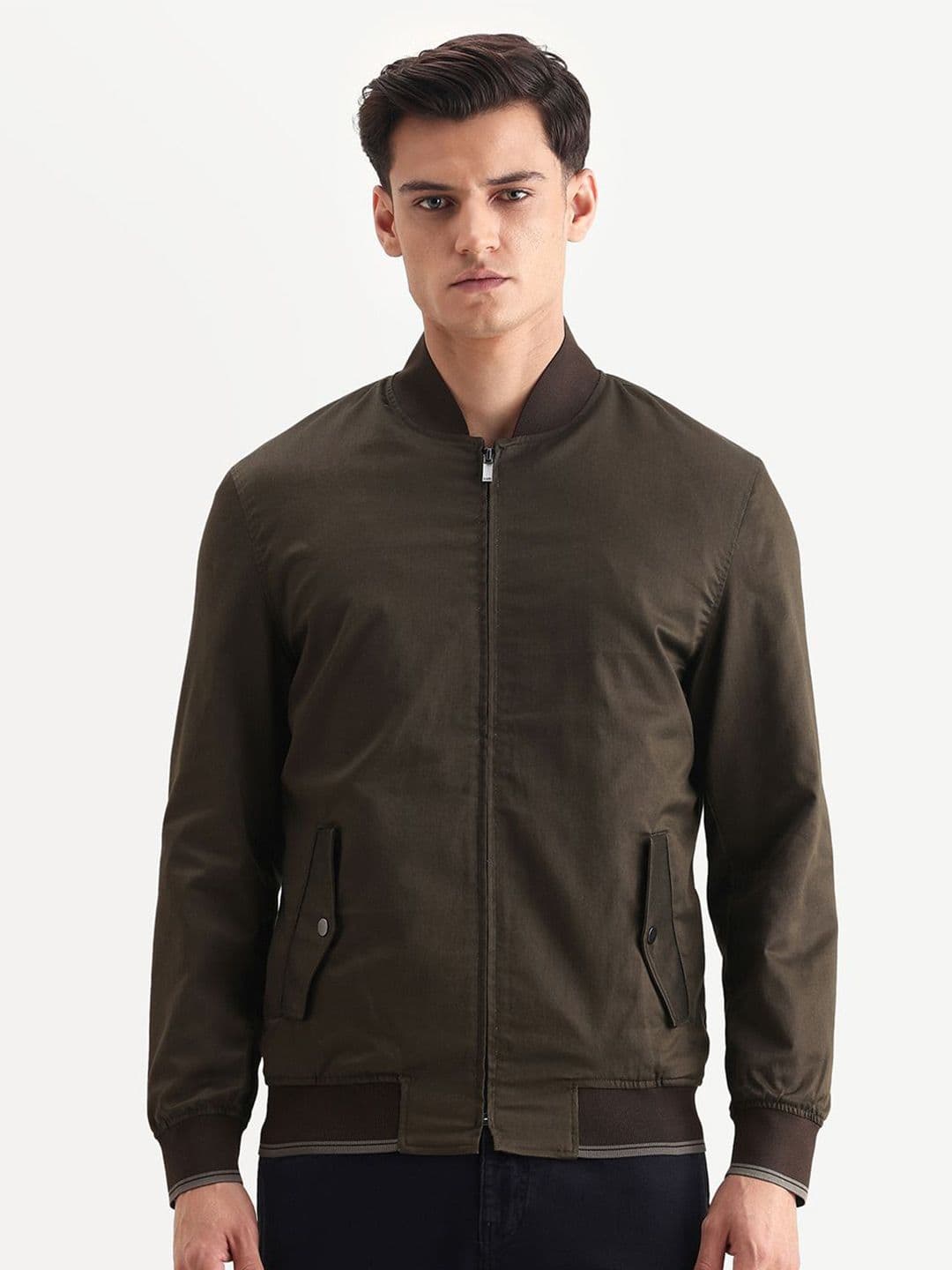 RARE RABBIT Men Bomber with Patchwork Jacket - view 1