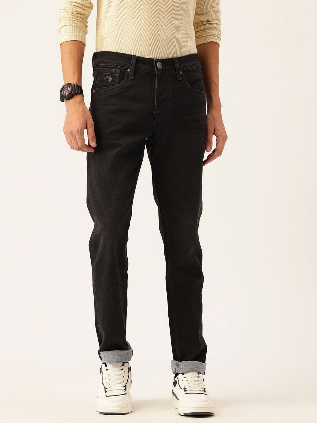 Integriti Men Skinny Fit Mid-Rise Stretchable Jeans - view 1