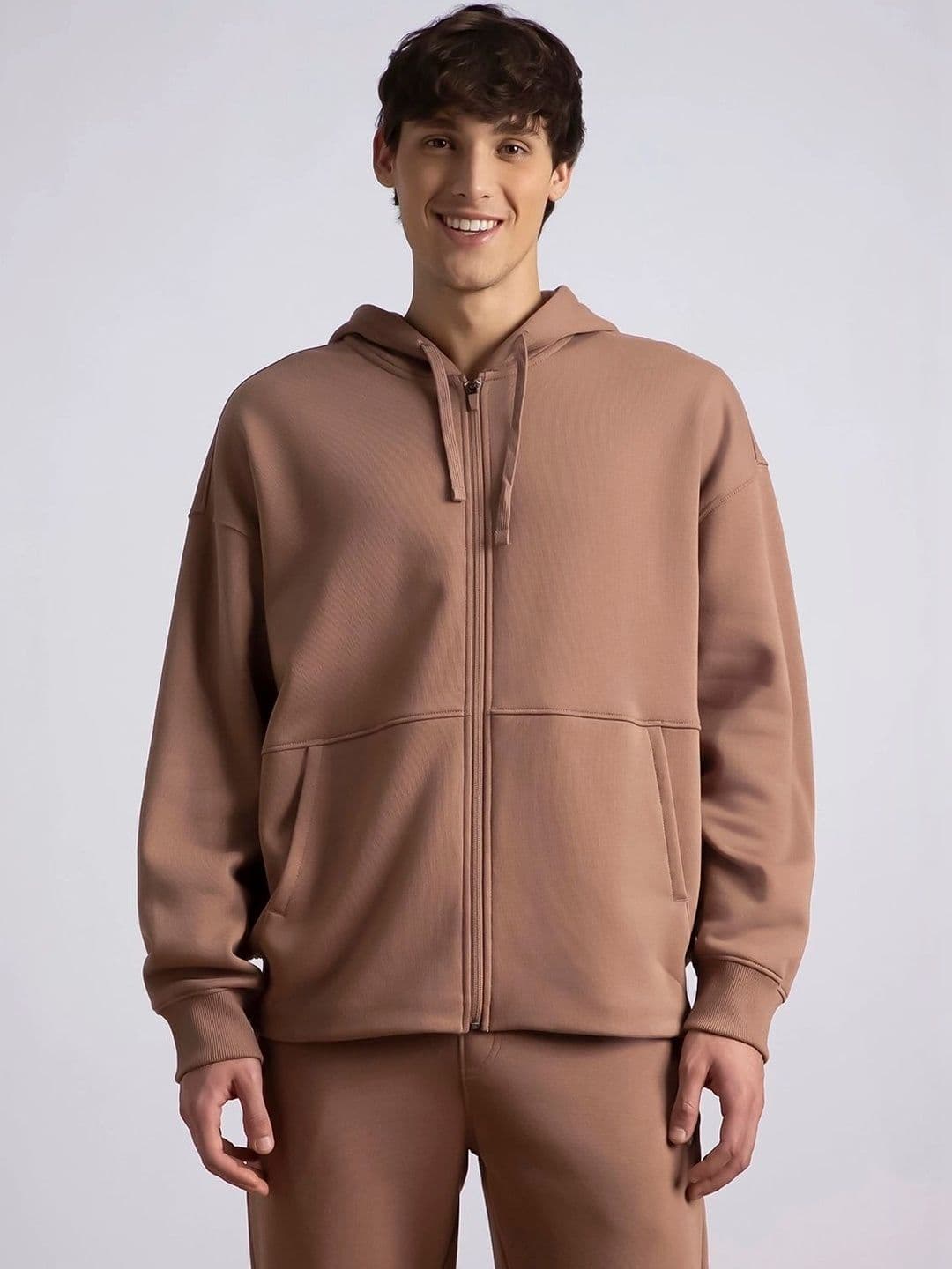 Jockey Oversized Super Combed Cotton Rich Fleece Jacket with StayWarm Technology - UM77 - view 1