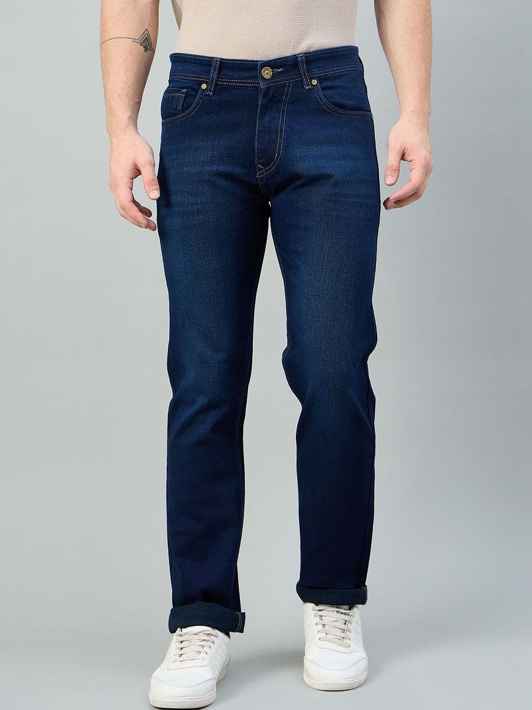 Duke Men Regular Fit Mid-Rise Jeans - view 1