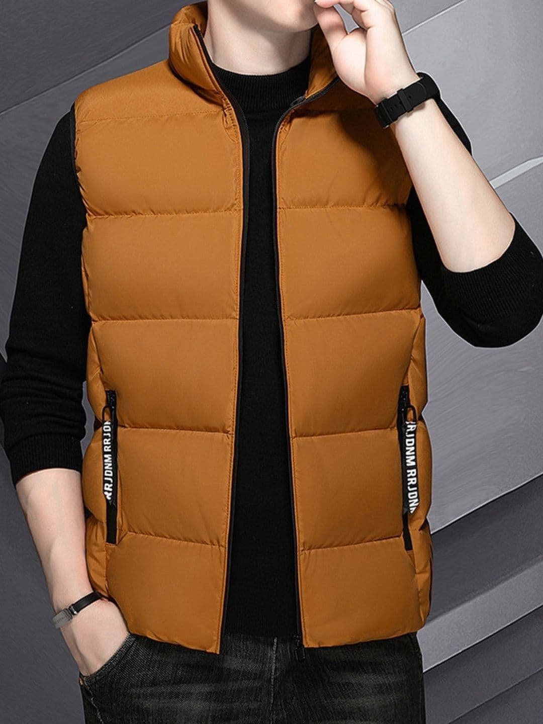 KPOP Men Lightweight Puffer Jacket - view 1