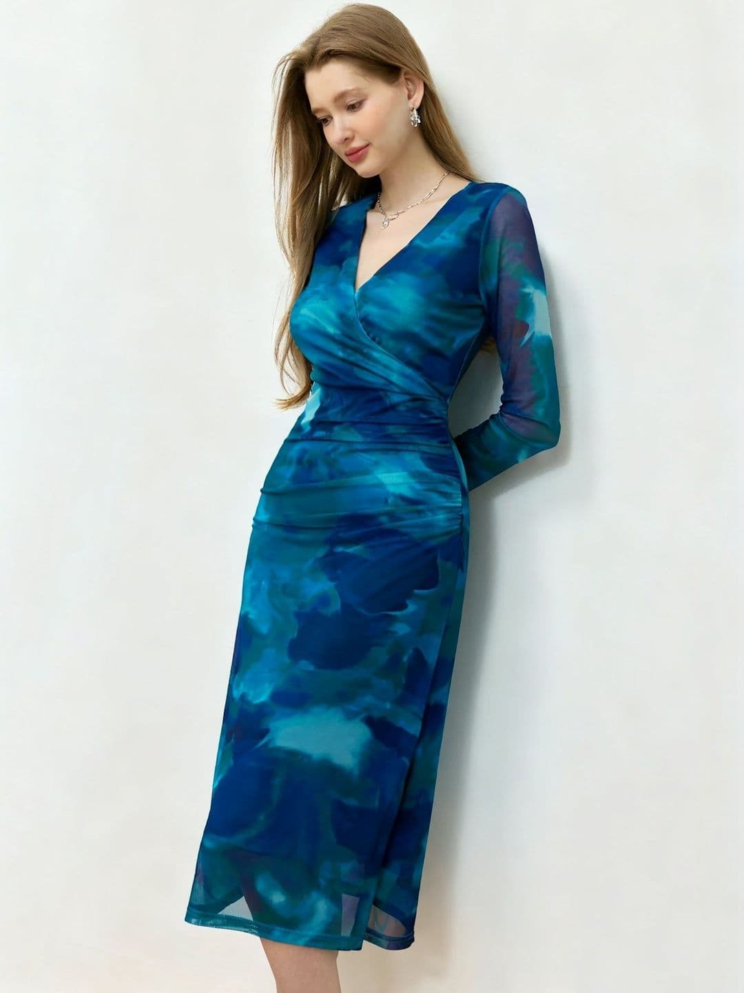 Outzidr Print Midi Dress - view 1