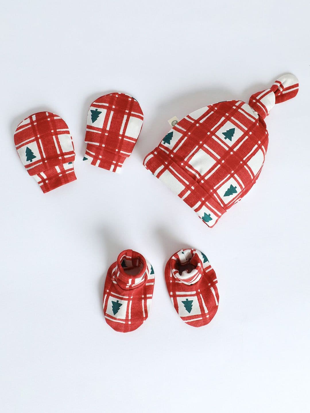 cocoon care Infants Kids Beanie Cap With Mittens & Booties - view 1