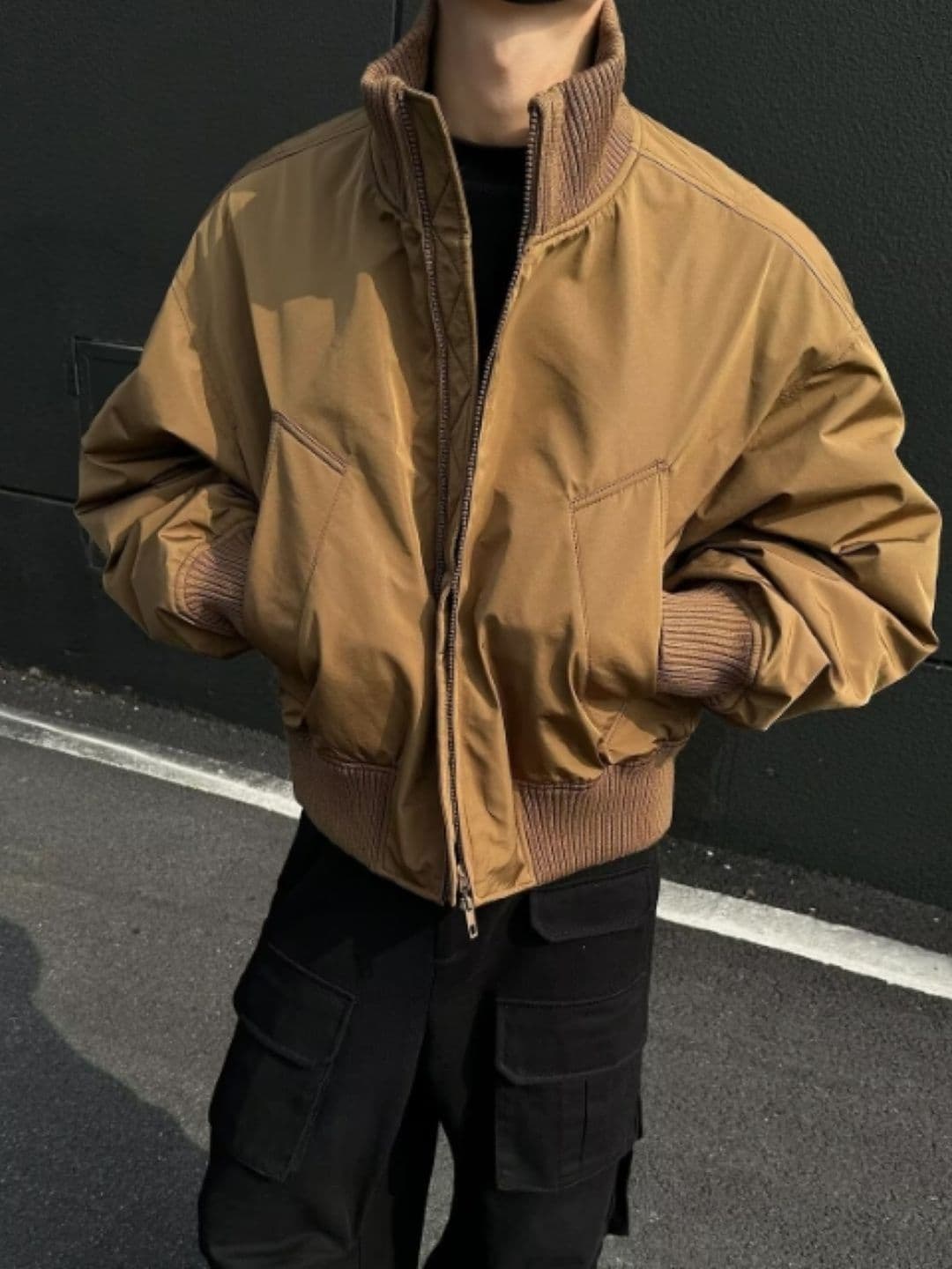 KPOP Men Lightweight Bomber Jacket - view 1