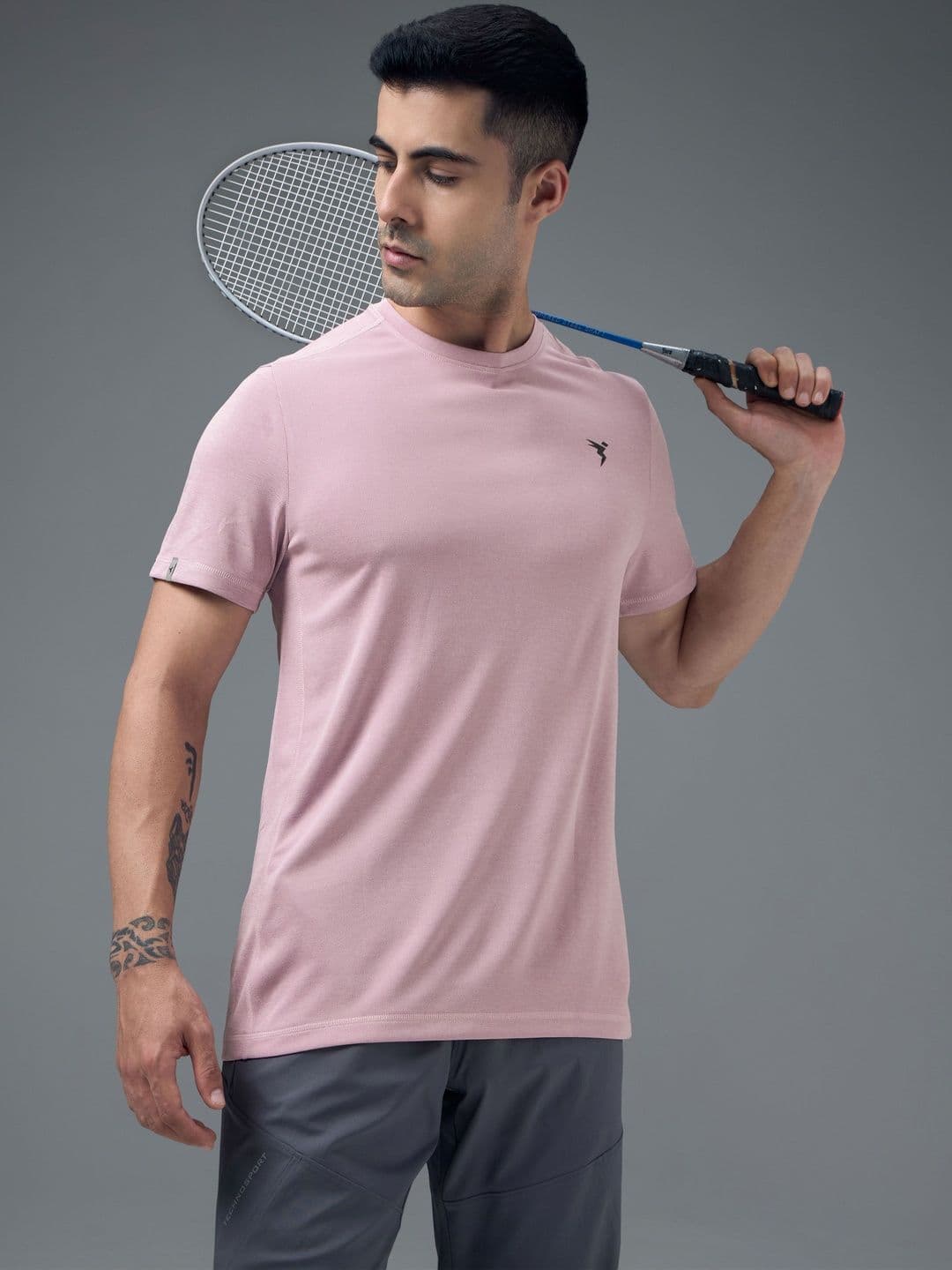 Technosport Men Anti Static Slim Fit T-shirt - view 1