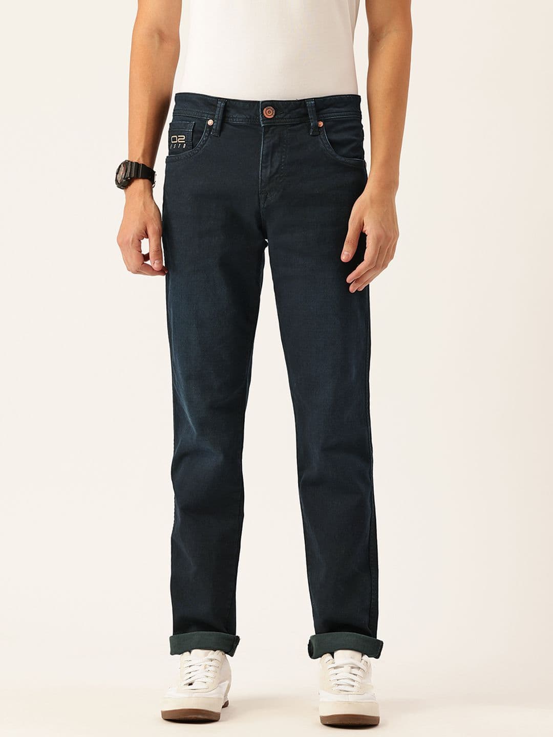 Integriti Men Slim Fit Mid-Rise Stretchable Jeans - view 1