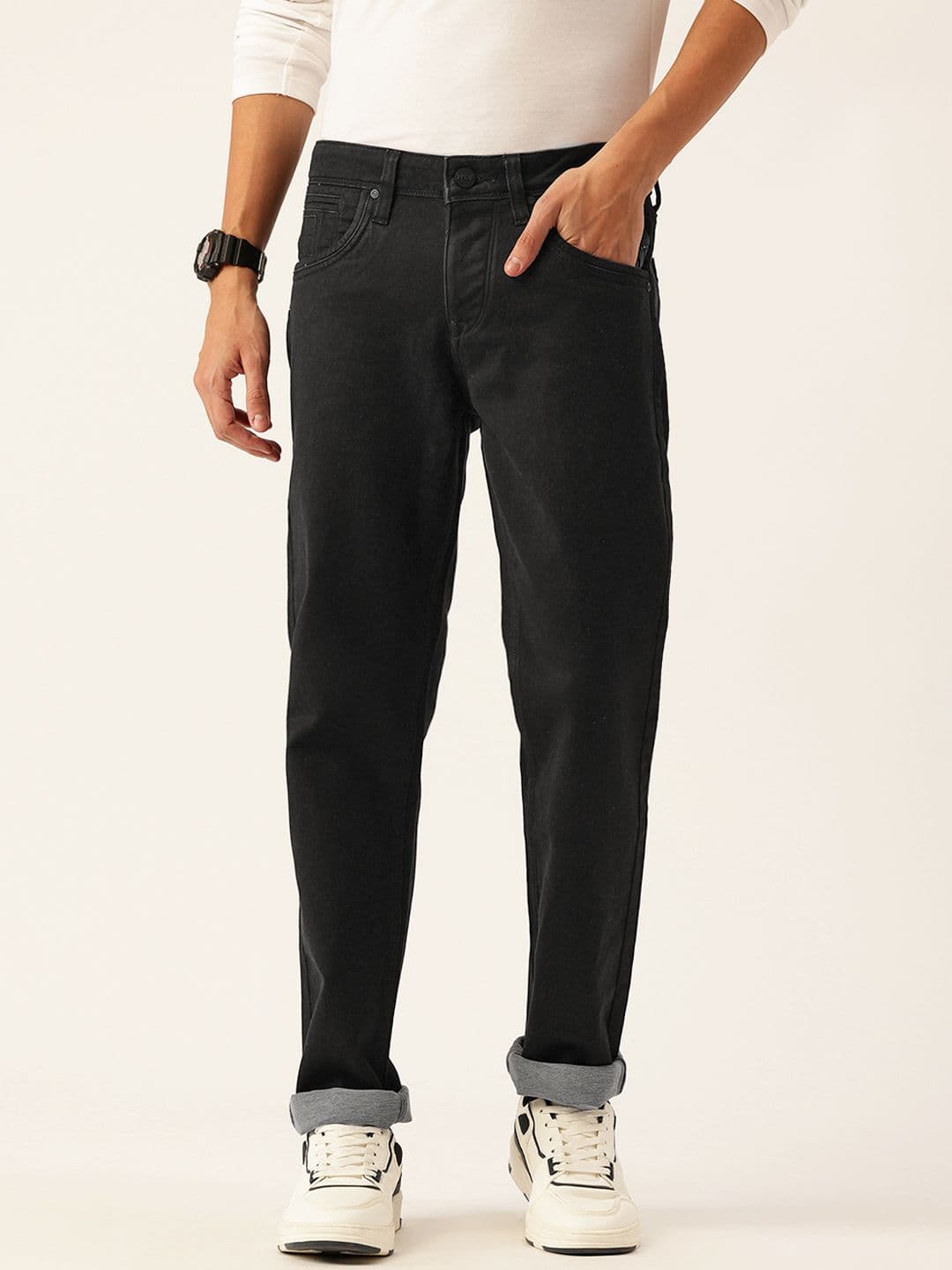 Integriti Men Slim Fit Mid-Rise Stretchable Jeans - view 1