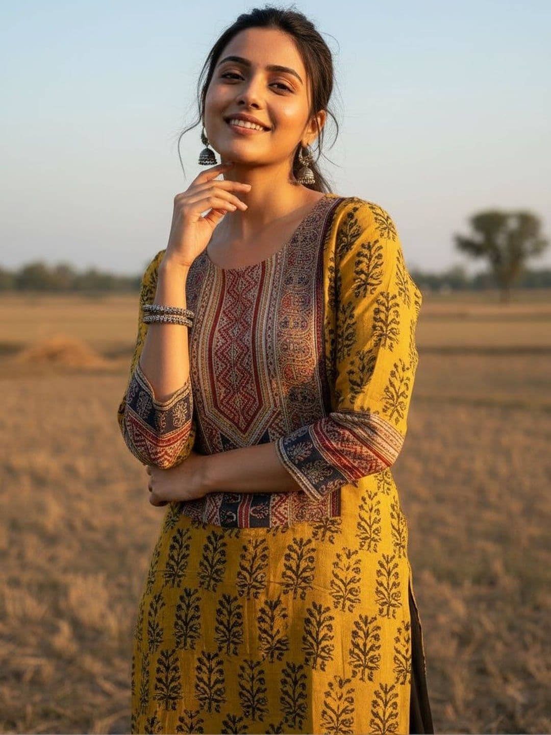 Anouk Women Floral Printed Kurta - view 1