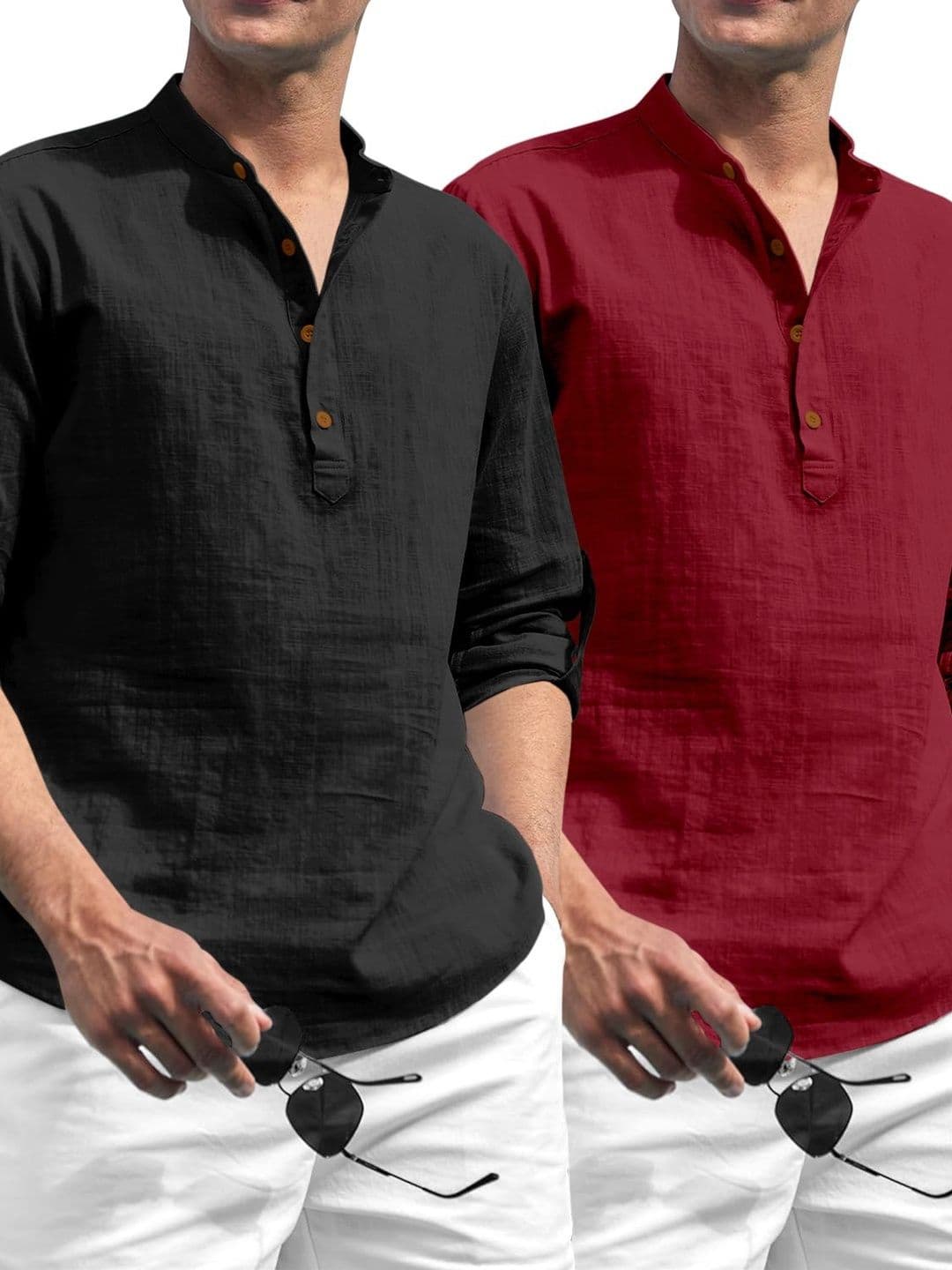 ZELINCO Men Thread Work Kurta - view 1