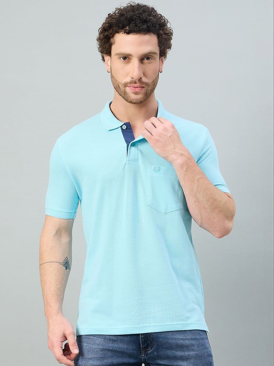 Duke Men Polo Collar Pockets T-shirt - view 1