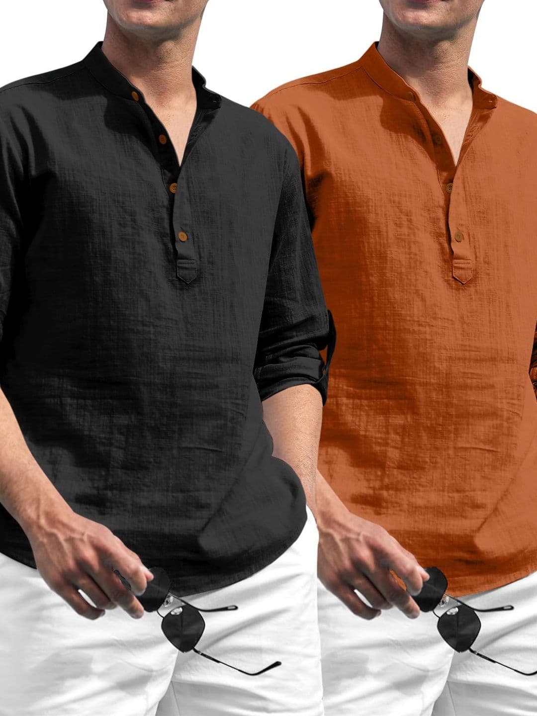 ZELINCO Men Thread Work Kurta - view 1