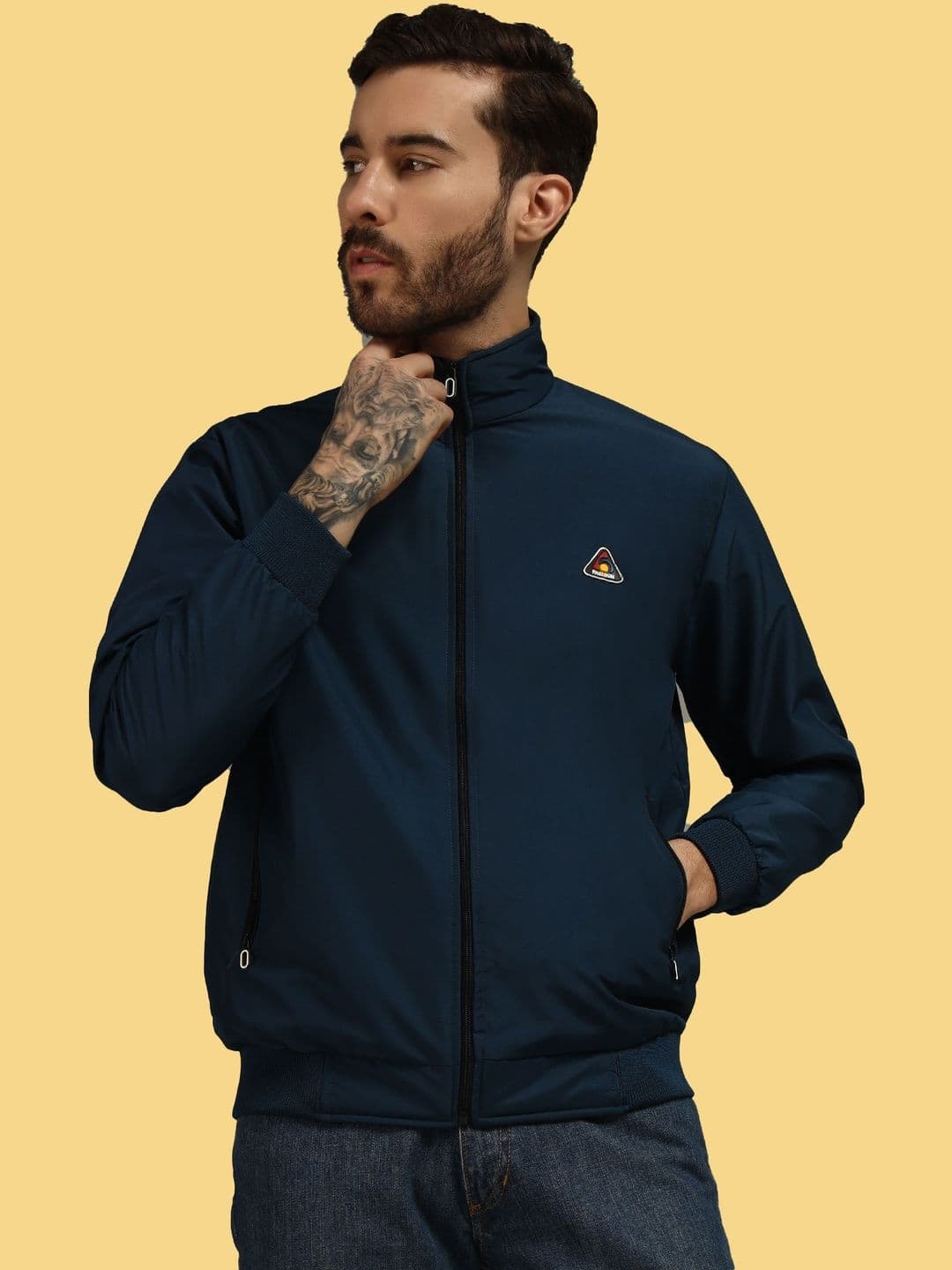 Metronaut Men Brand Logo Bomber Jacket - view 1