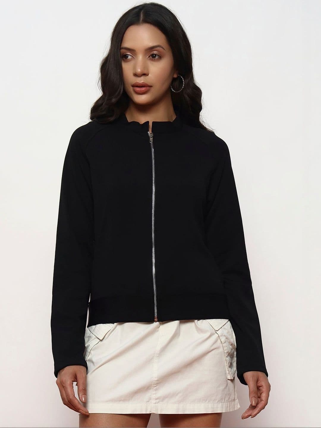 SZN Women Woollen Bomber Jacket - view 1