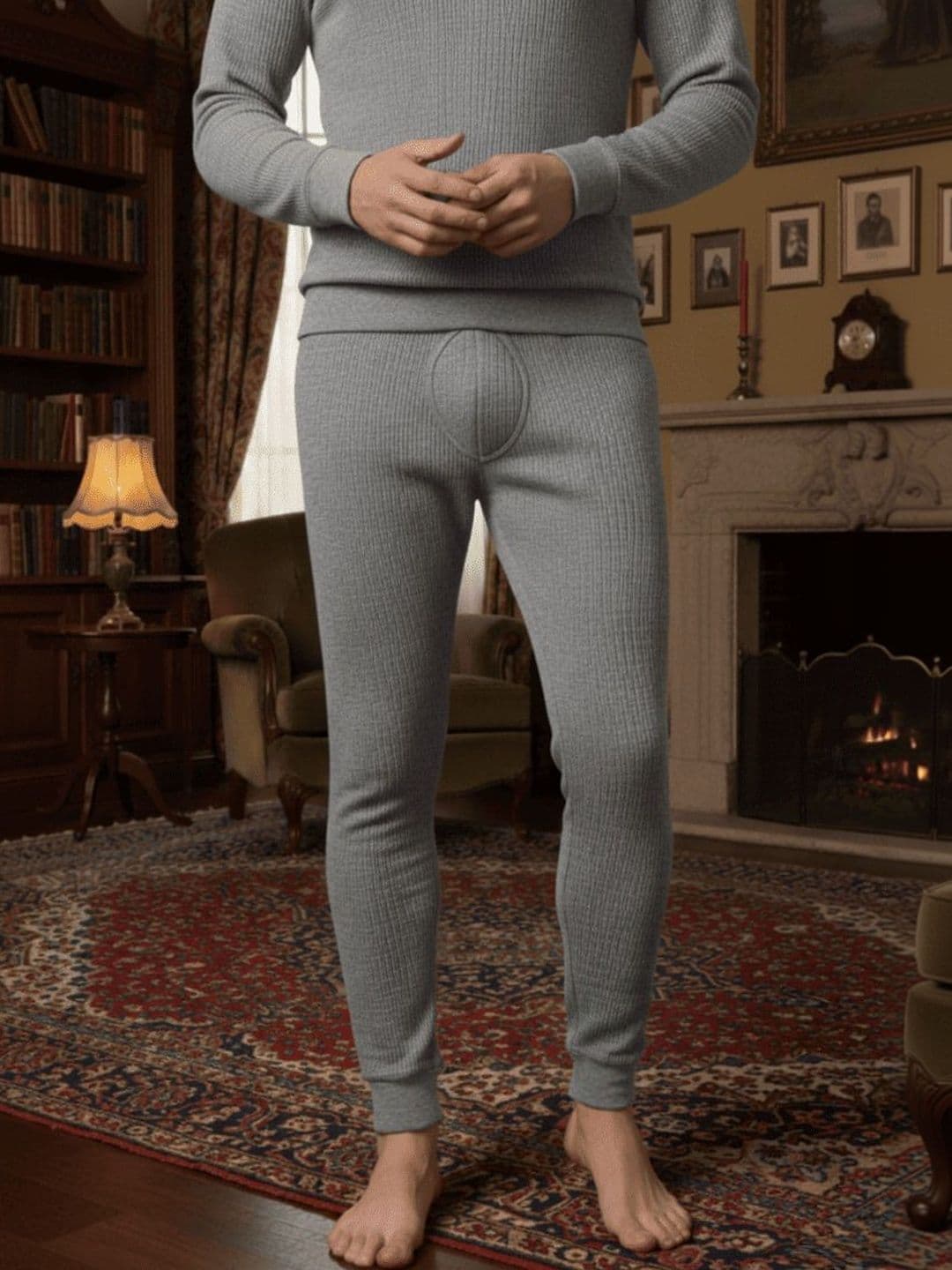 MACK JONNEY Men Mid-Rise Breathable & Quick-Drying Thermal Bottoms - view 1
