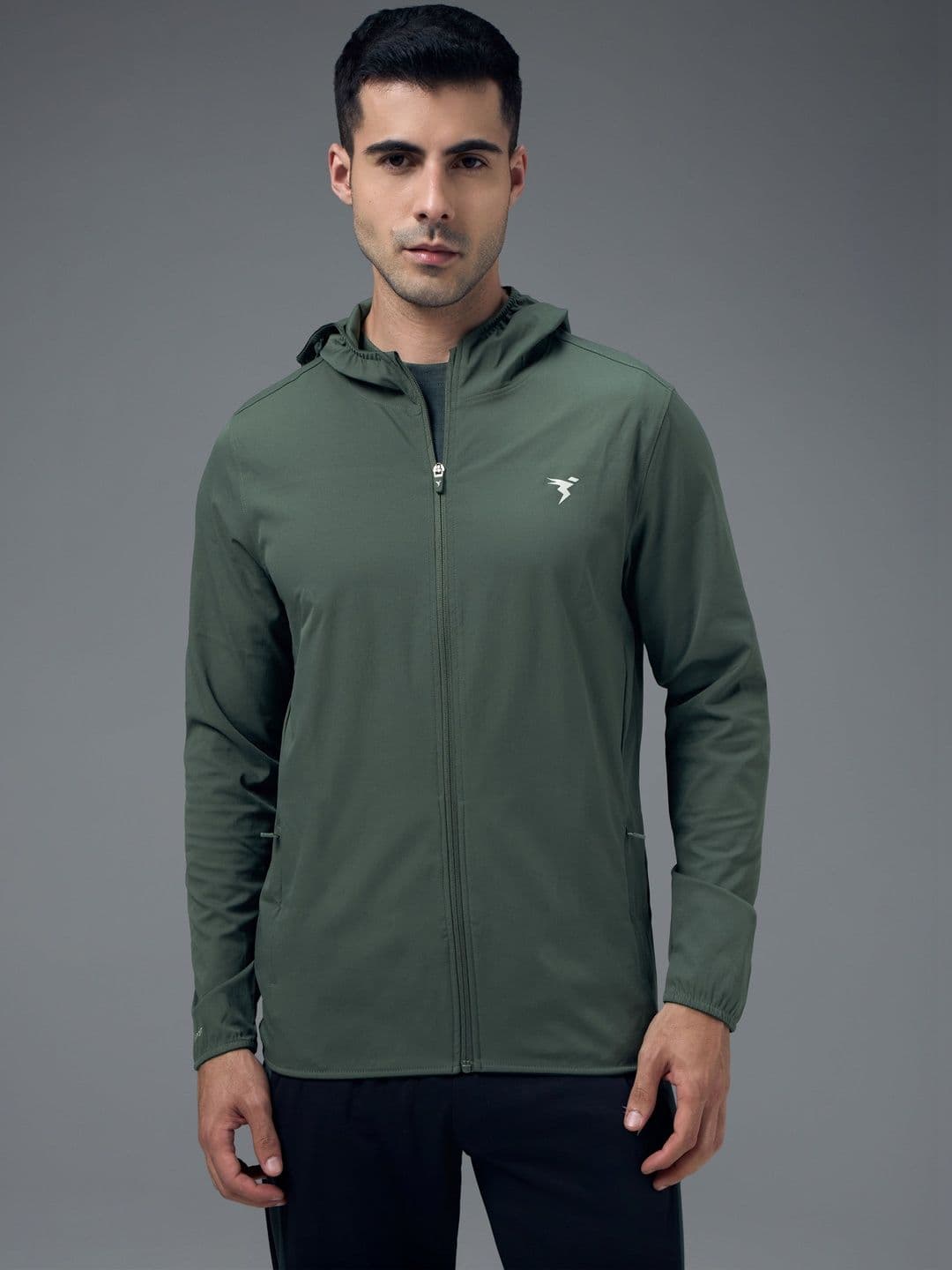 Technosport Men Brand Logo Lightweight Running Sporty Jacket - view 1