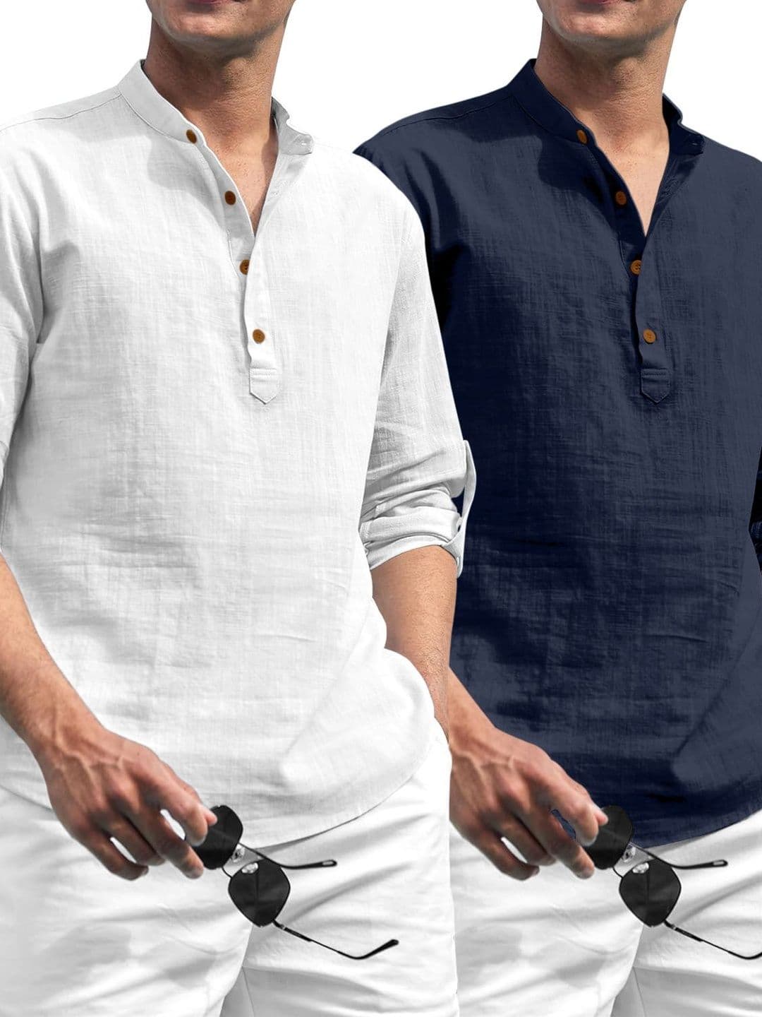 ZELINCO Men Thread Work Kurta - view 1