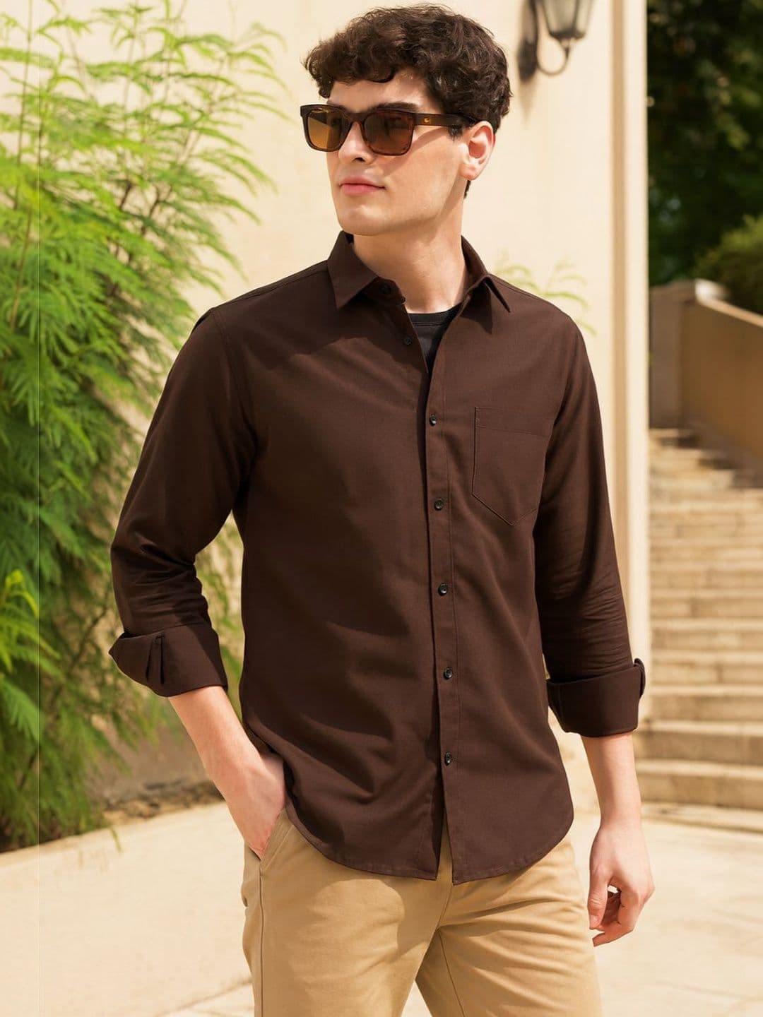 MaverIQ Men Comfort Slim Fit Casual Shirt - view 1