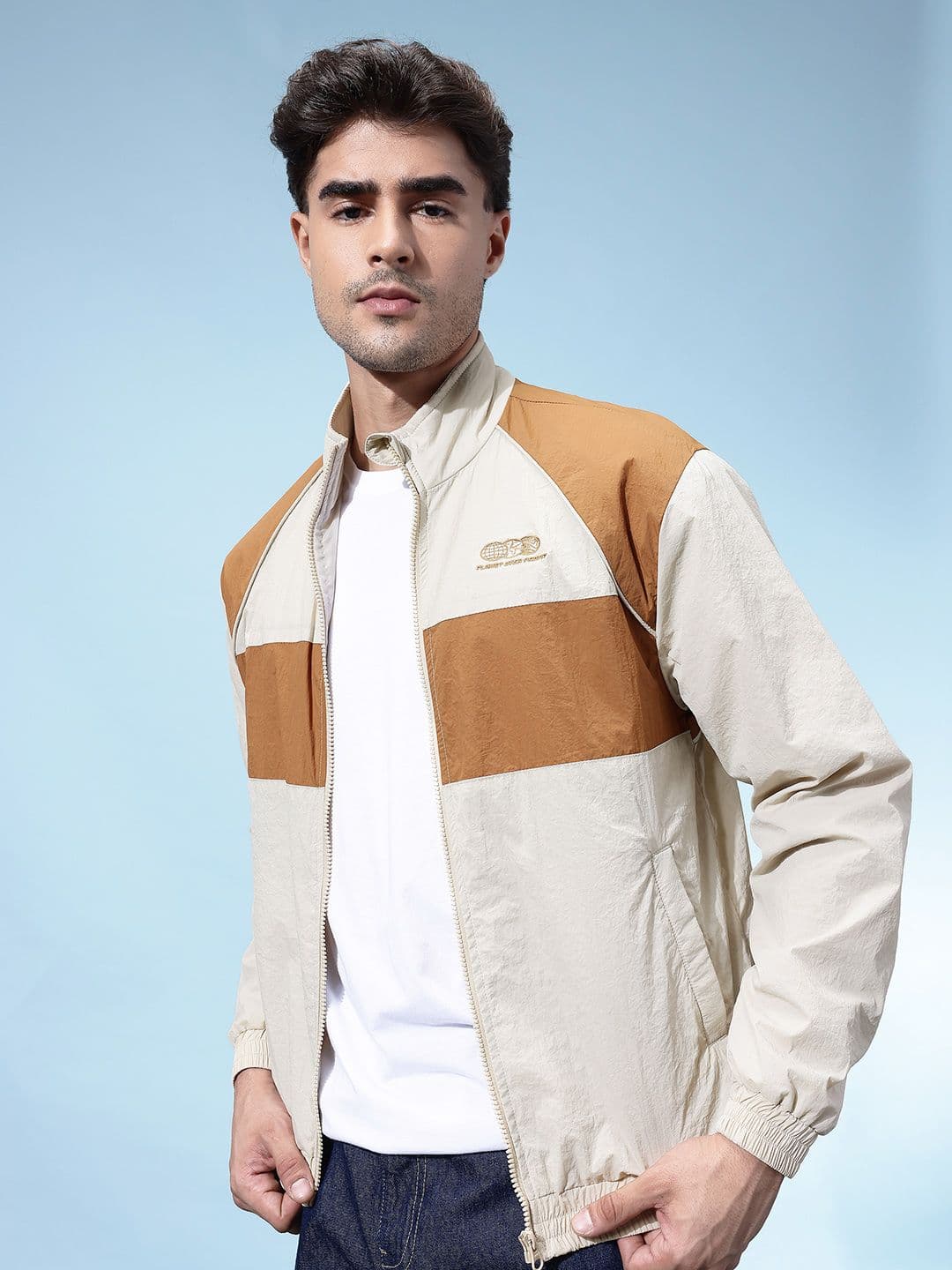 glitchez Colourblocked Windcheater Jacket - view 1