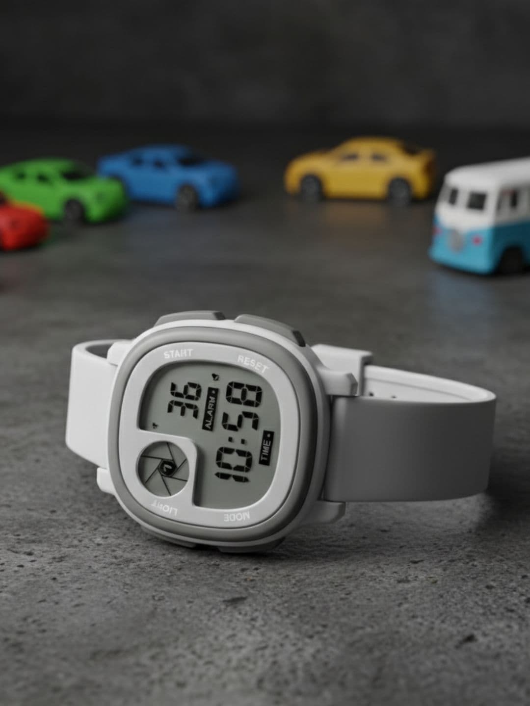 PAPIO Kids Dial & Textured Straps Digital Watch KD-210 GREY - view 1
