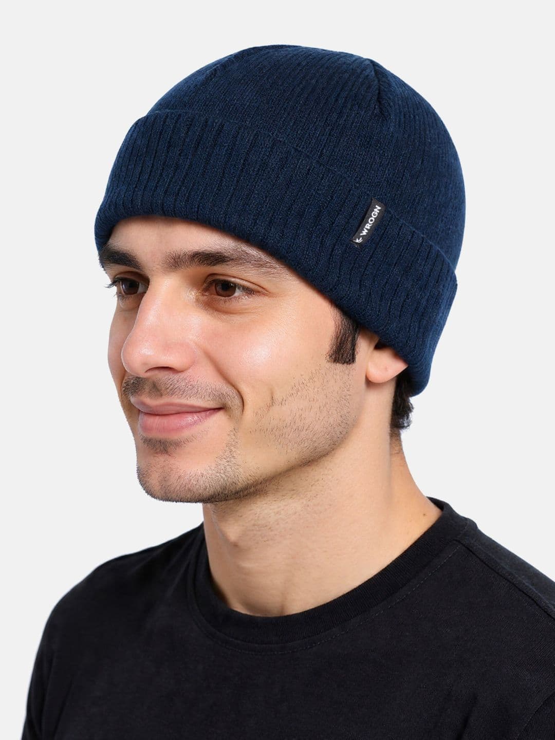 WROGN Unisex Solid Cuff Beanie - view 1