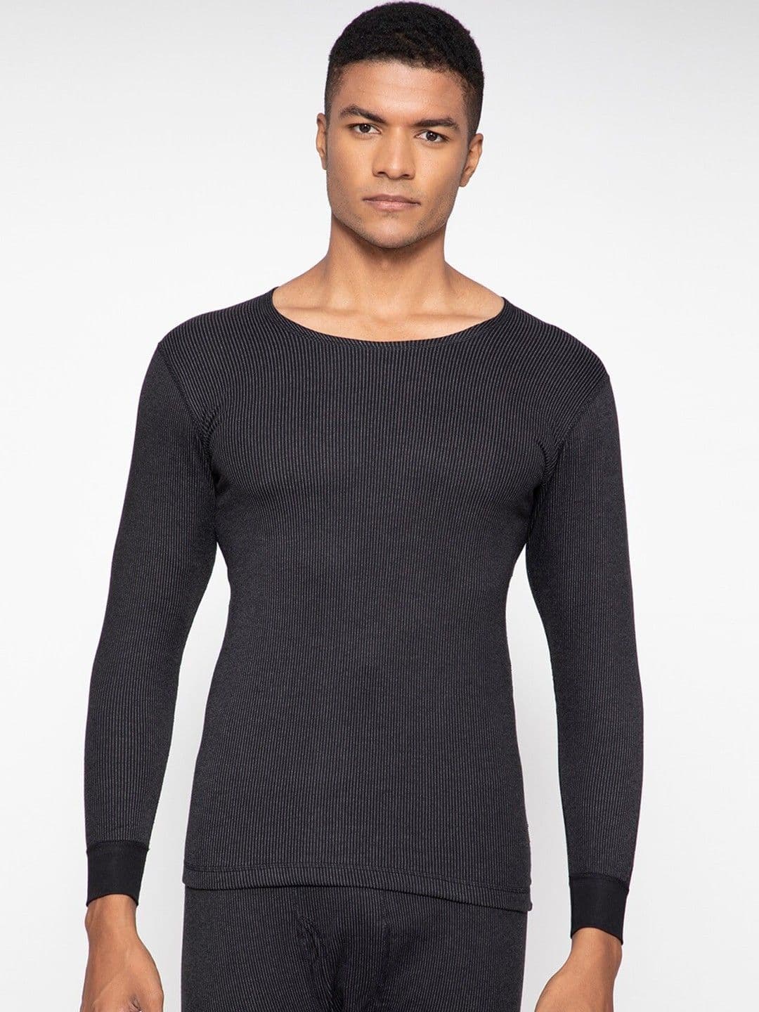 MACHO Men Ribbed Round-Neck Full sleeve Thermal Top - view 1