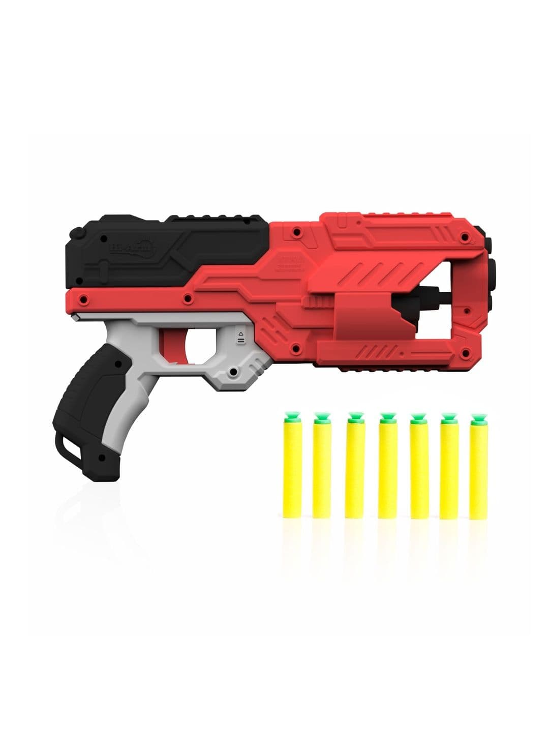CHANAK Unisex Kids Gun With 6 Darts and 10 Pcs Suction Soft Bullets - view 1