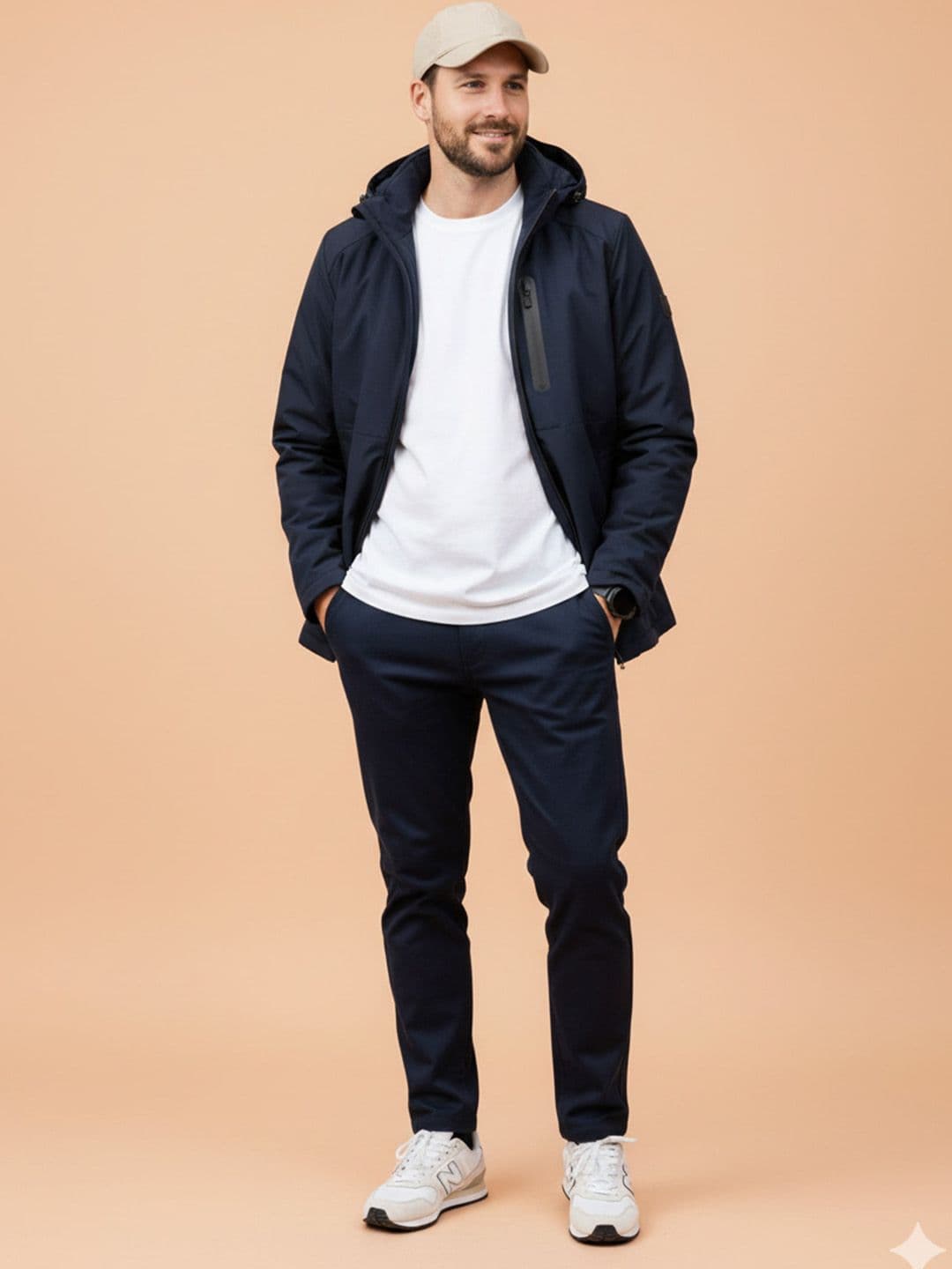 HERE&NOW Men Polyester Jacket - view 1