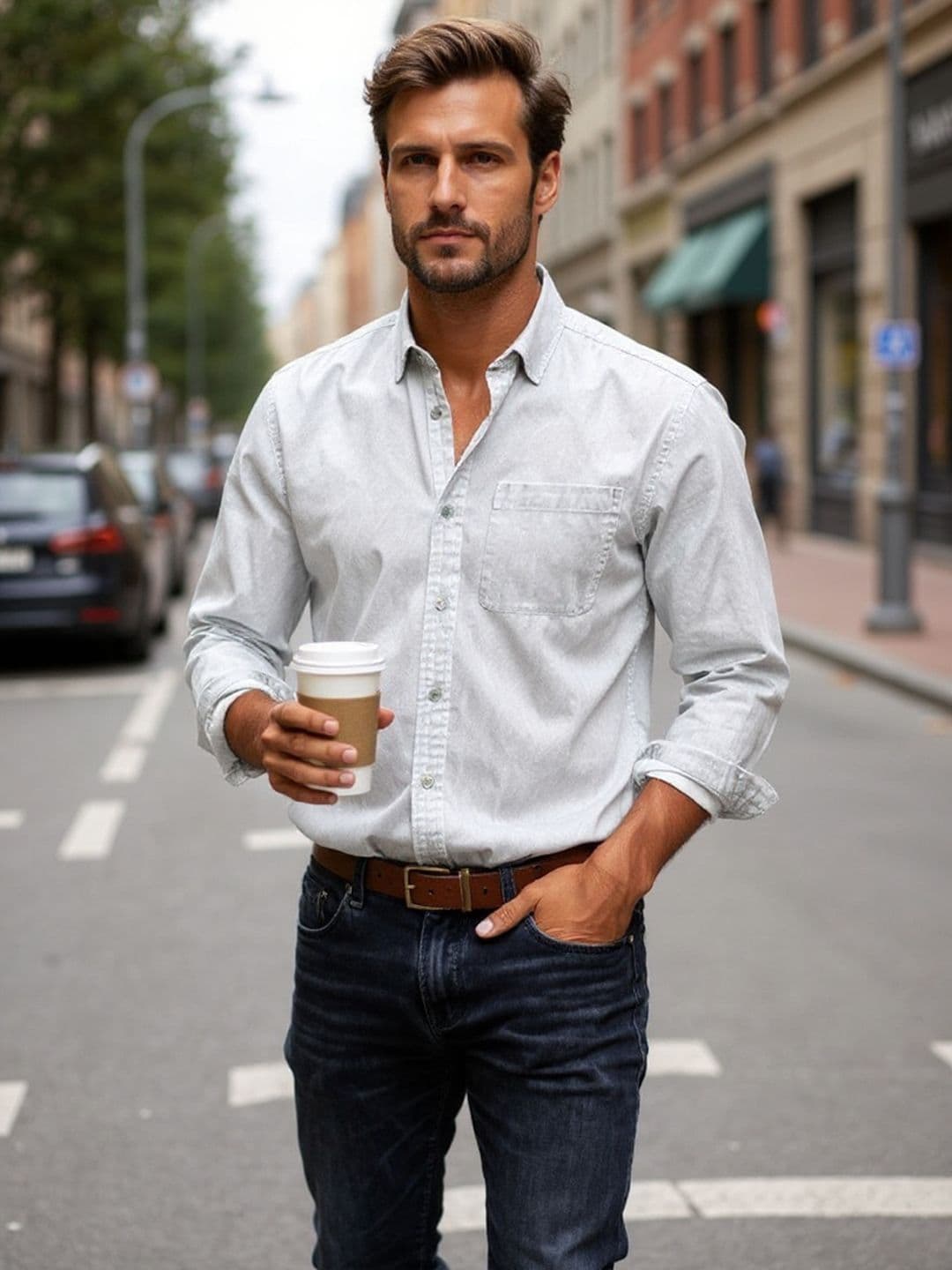 Mast & Harbour Long Sleeves Denim Jacket - view 1