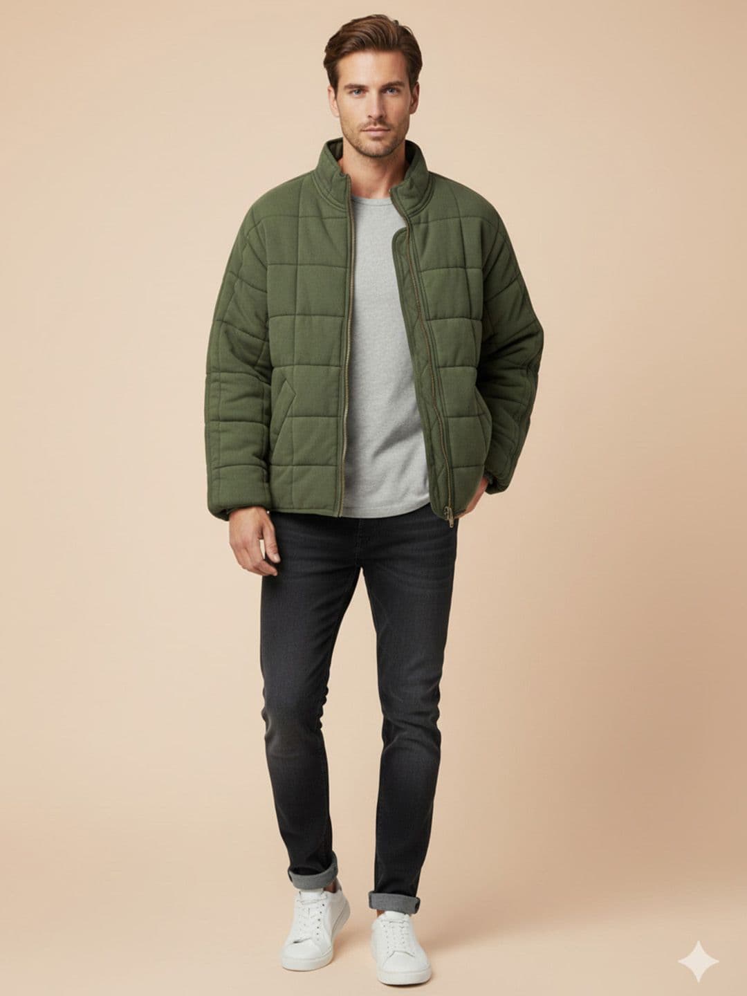 HERE&NOW Men Polyester Quilted Jacket - view 1