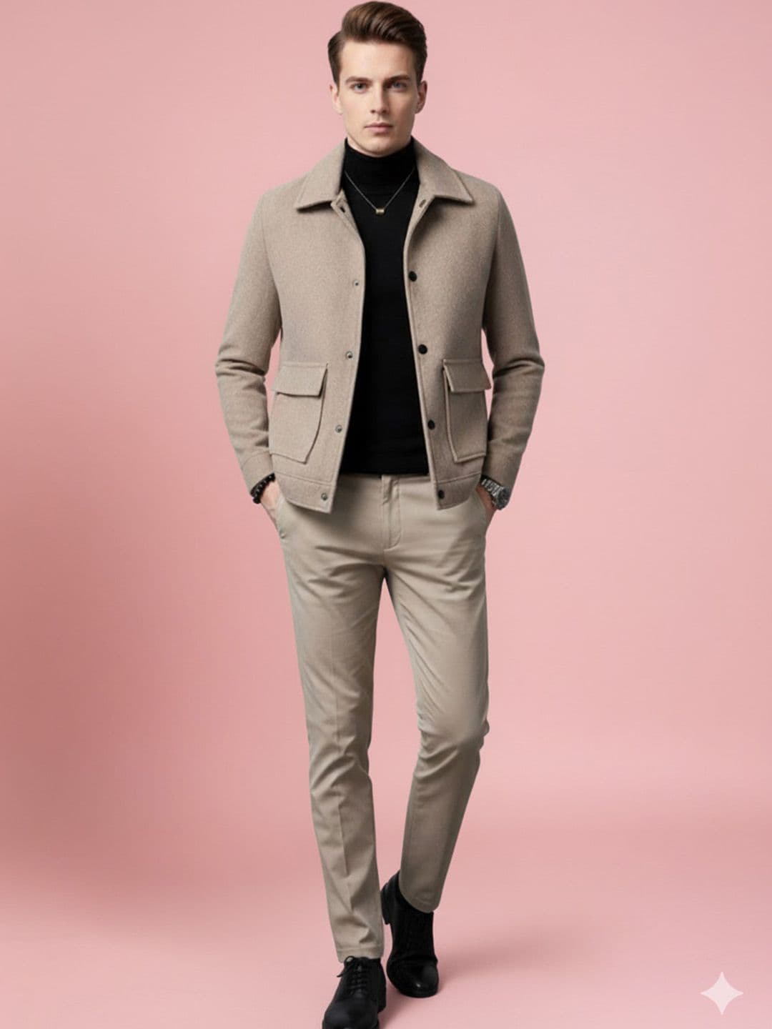 HERE&NOW Men Polyester Jacket - view 1