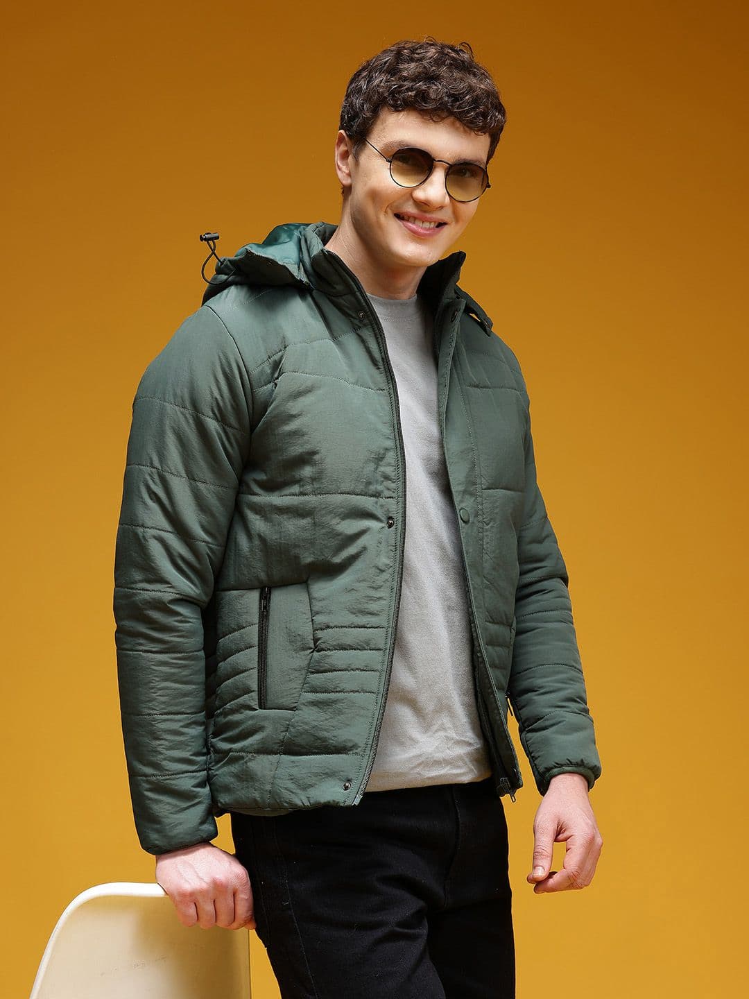 HERE&NOW Hooded Padded Jacket - view 1