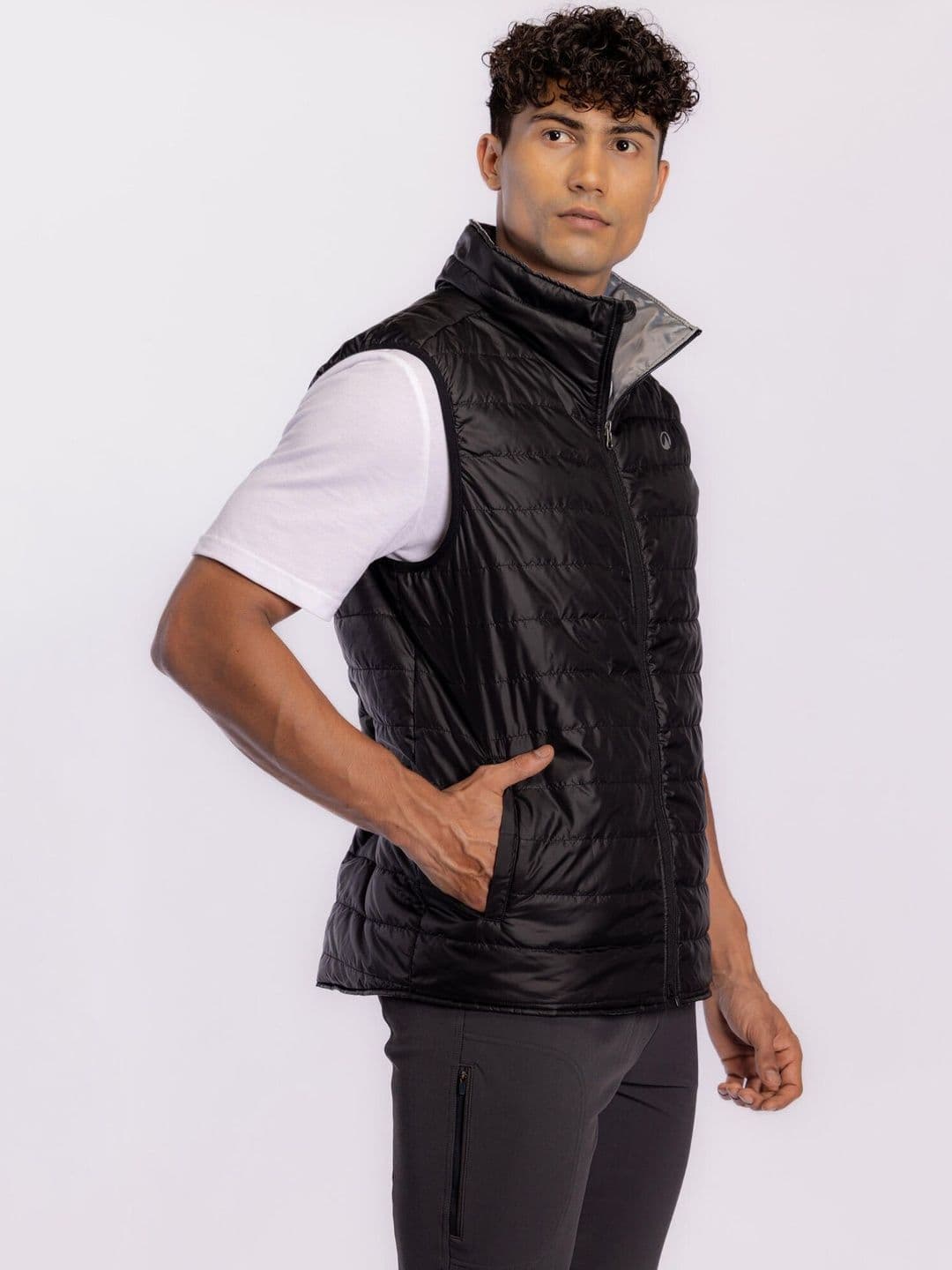 Decathlon Caperlan - Men Black 100 Water Repellent Horse Riding Gilet - view 1