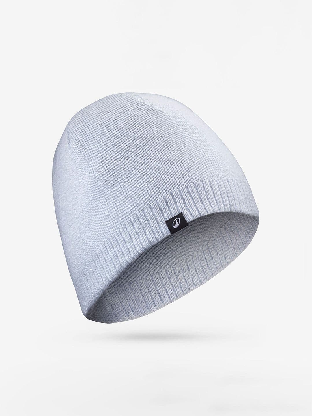 Decathlon Wedze - Adults White SIMPLE 100 Warmth Beanie Hat - view 1