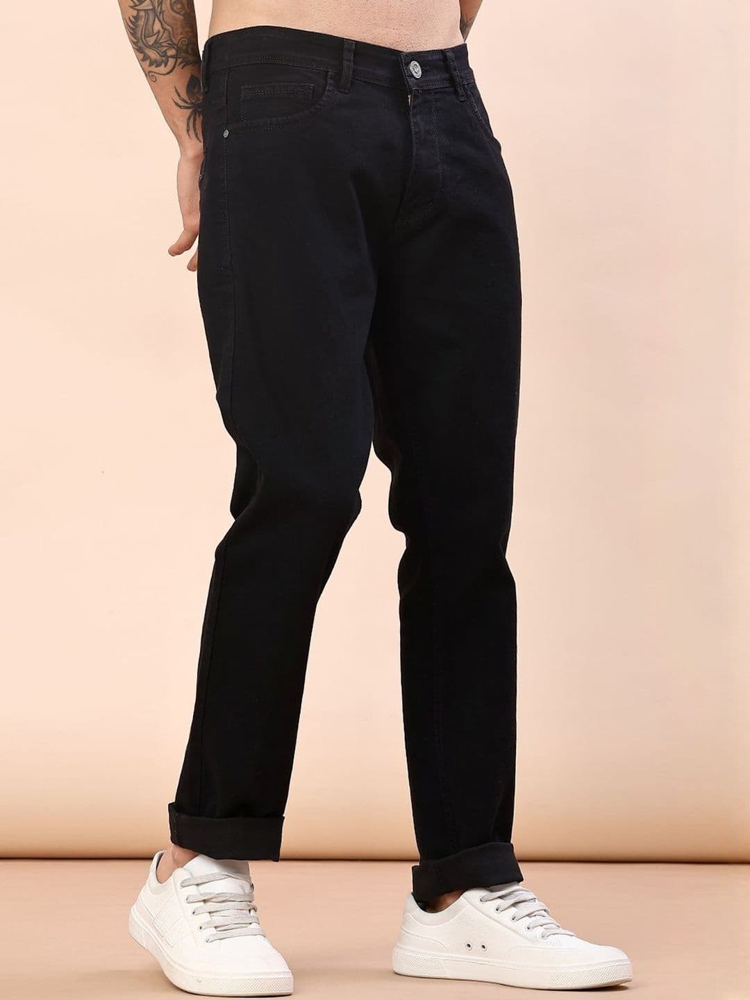 V-Mart Men Slim Fit Mid-Rise Stretchable Jeans - view 1