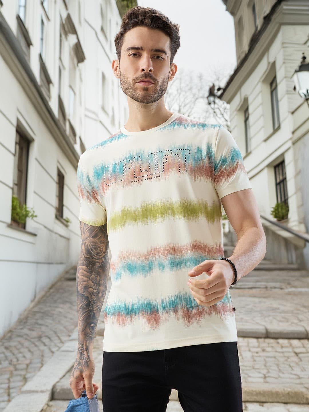 Status Quo Men Typography Printed T-shirt - view 1