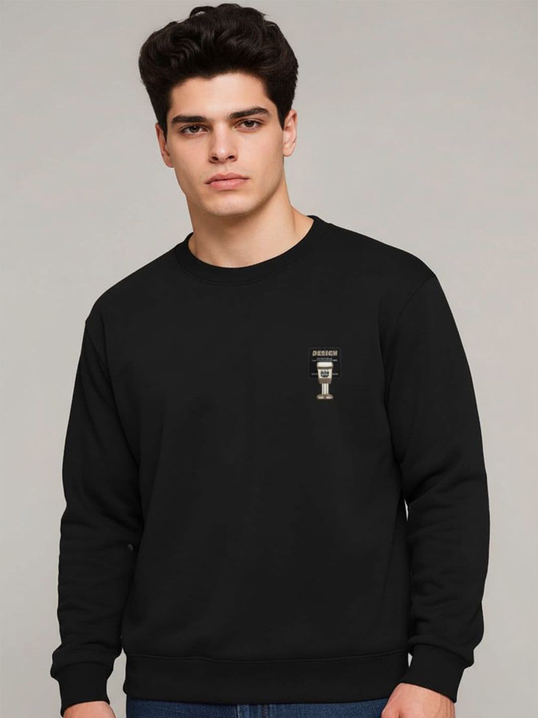 fashlook Men Printed Round Neck Long Sleeves Sweatshirt - view 1