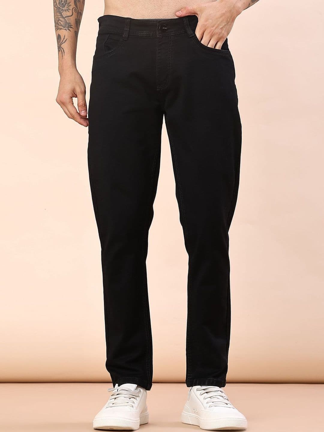 V-Mart Men Regular Fit Mid-Rise Jeans - view 1