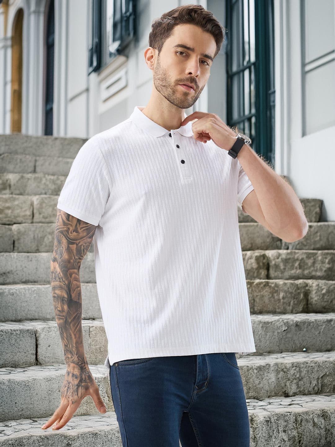Status Quo Men Polo Collar T-shirt - view 1