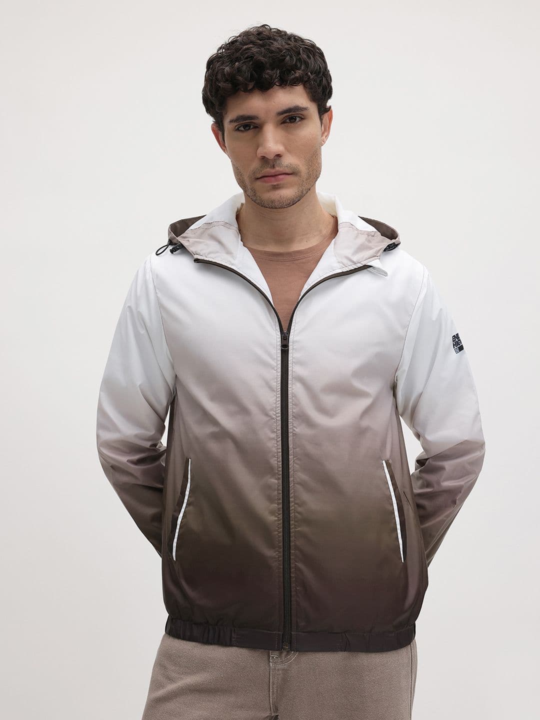 The Roadster Life Co. Ombre Dyed Hooded Tailored Jacket - view 1