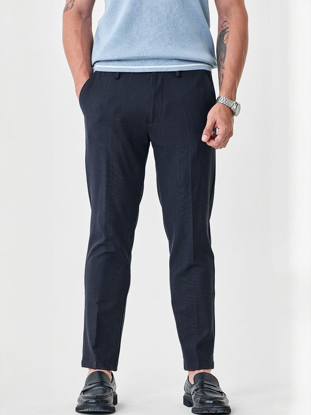 Snitch Men Slim Fit Formal Trousers - view 1