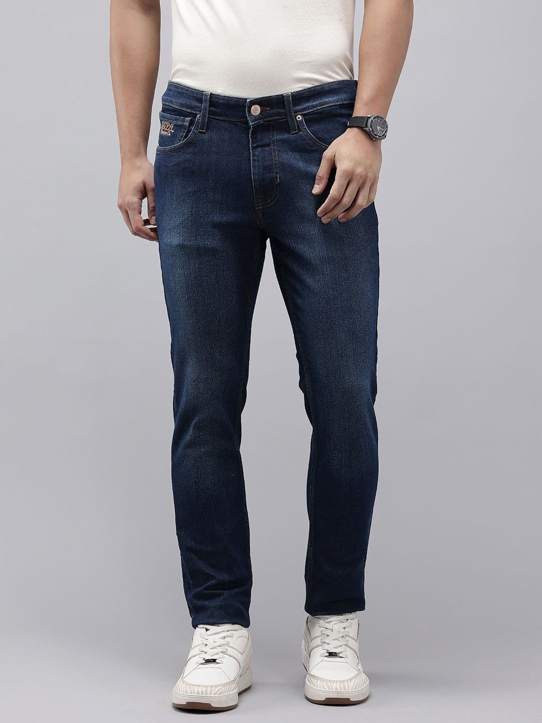 U.S. Polo Assn. Denim Co. Men Brandon Slim Tapered Fit Stretchable Jeans - view 1