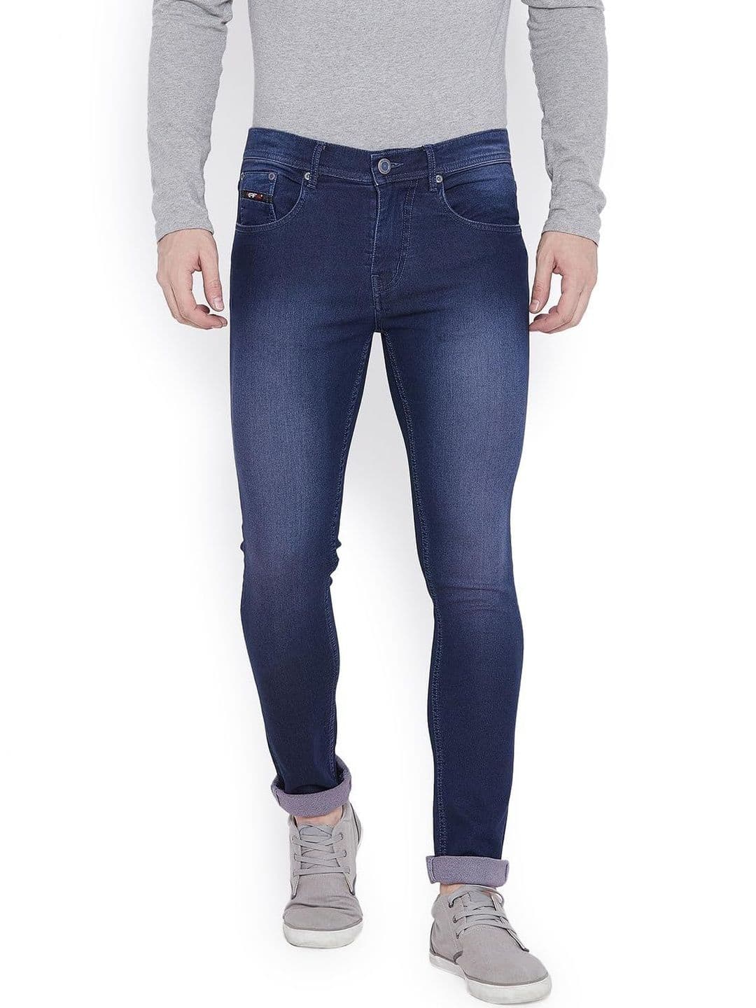 PERF Men Jean Regular Fit Mid-Rise Light Fade Jeans - view 1