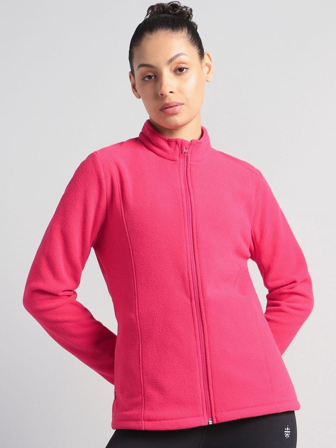 CULT Women Pink Performance Pro Training Fleece Jacket - view 1